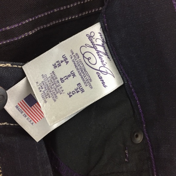 SALE
 NYDJ size 4 Blue Denim Straight JeanE40/2 - Picture 7 of 7